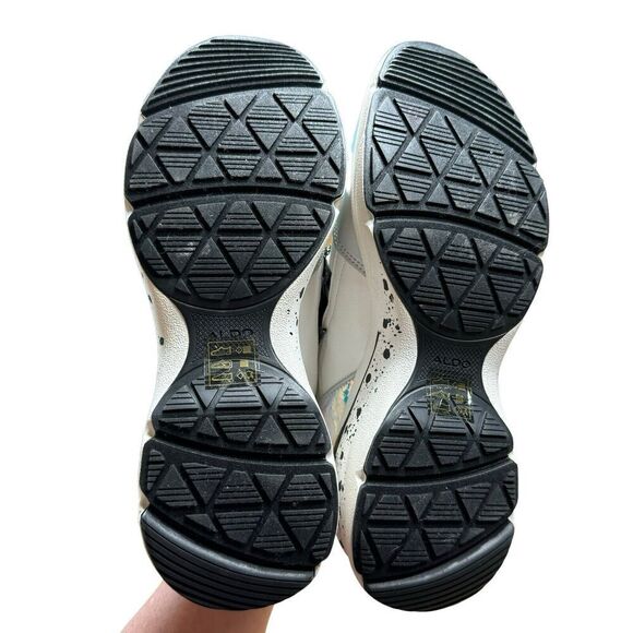 ALDO Women's Thaliri chunky panel trainer in silver metallic Sz 10 New W/O Tags - Picture 9 of 10